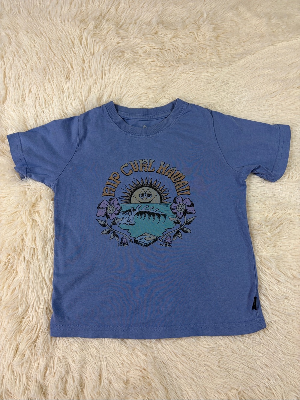 Rip Curl Purple-Blue Kids' Surf Graphic Tee